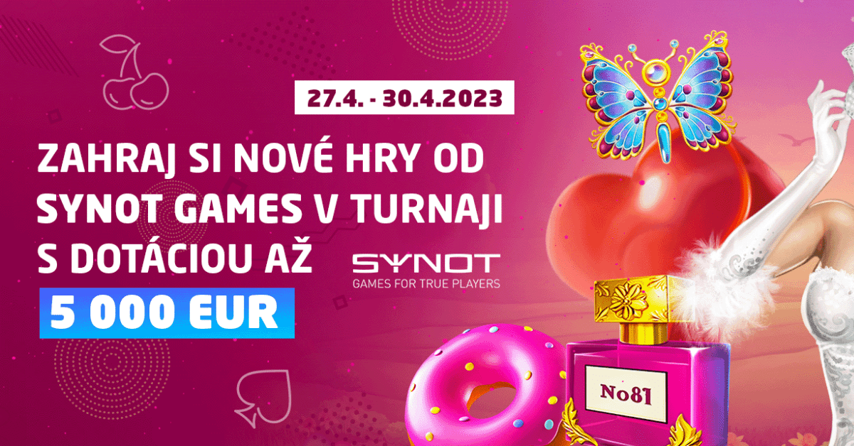 Slot SYNOT Games baru di SYNOT TIP Casino - turnamen €5.000