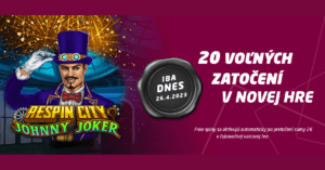 Synot tip casino free spiny do novej hry za pretočenie 2 € - 26. apríl 2023