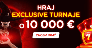 Tri Exclusive turnaje o 10 000 € v eTIPOS.sk online kasíne