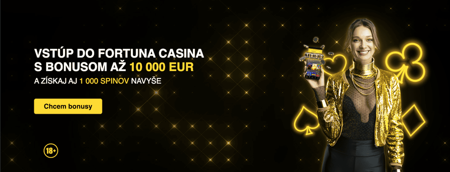 Bonus masuk baru ke Fortuna Casino - deposit €10.000 + 1.000 putaran gratis - spanduk