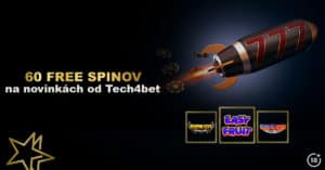 Nové Tech4bet automaty s bonusom 60 free spinov v DoubleStar casino - 7. jún 2023