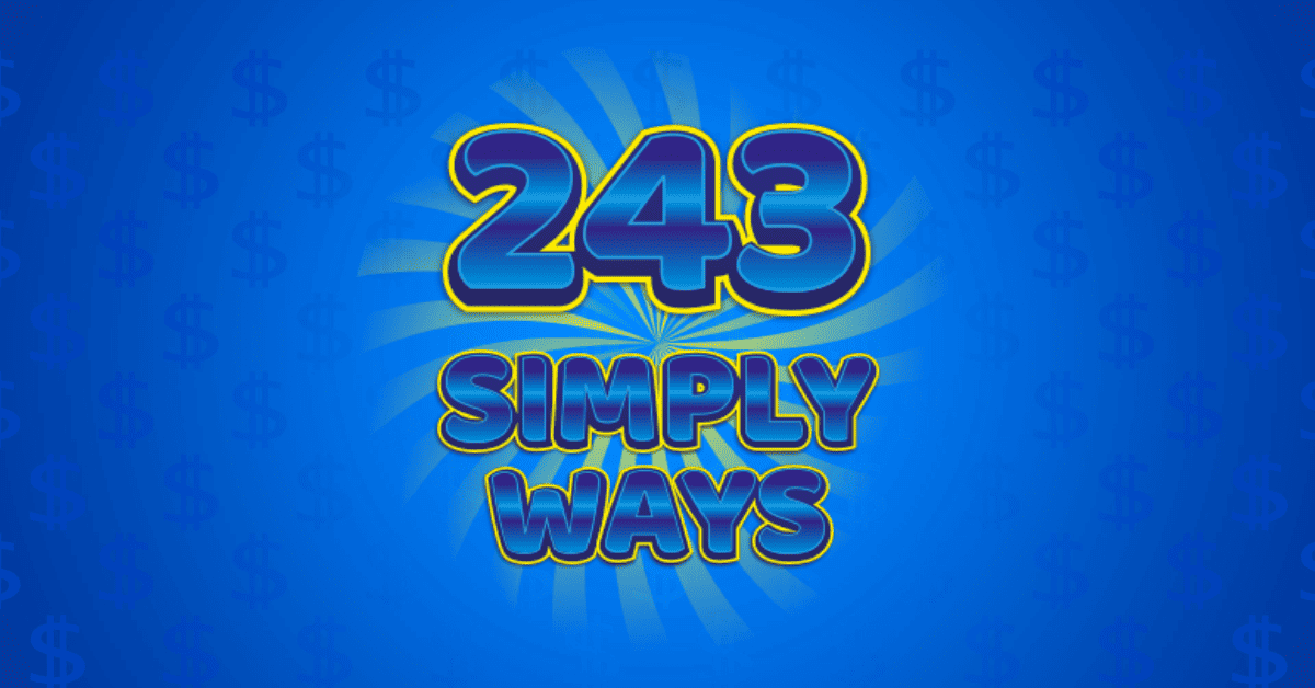 243 Simply Ways - online automat od Tech4bet