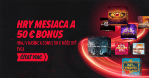 Hry mesiaca bonus 50 Eur - DOXXbet kasíno