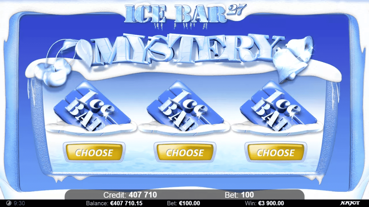 Ice Bar 27- Mystery výhra bonusová hra