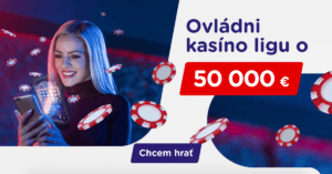 Ovládni kasíno ligu o 50 000 € v eTIPOS.sk online kasíno