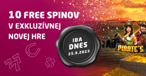 Free spiny bez podmienok v SYNOT TIP Casino - 25. september 2023