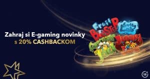 Nové automaty od e-gaming s Cashback bonusom 20% v DoubleStar Casino