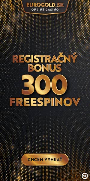Eurogold Casino registračný bonus 300 free spinov - 300x600
