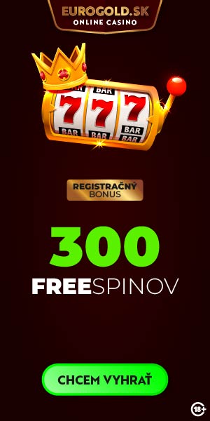 Eurogold casino nový registračný bonus 300 free spinov - 300x600