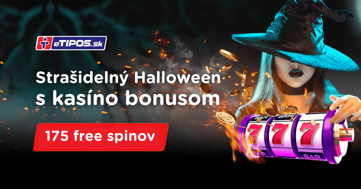 Halloween freespin bonus v eTIPOS.sk online kasíne 2023
