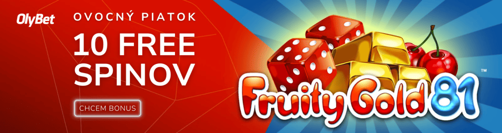 Ovocný piatok - freespiny promoakcia v OlyBet online casino