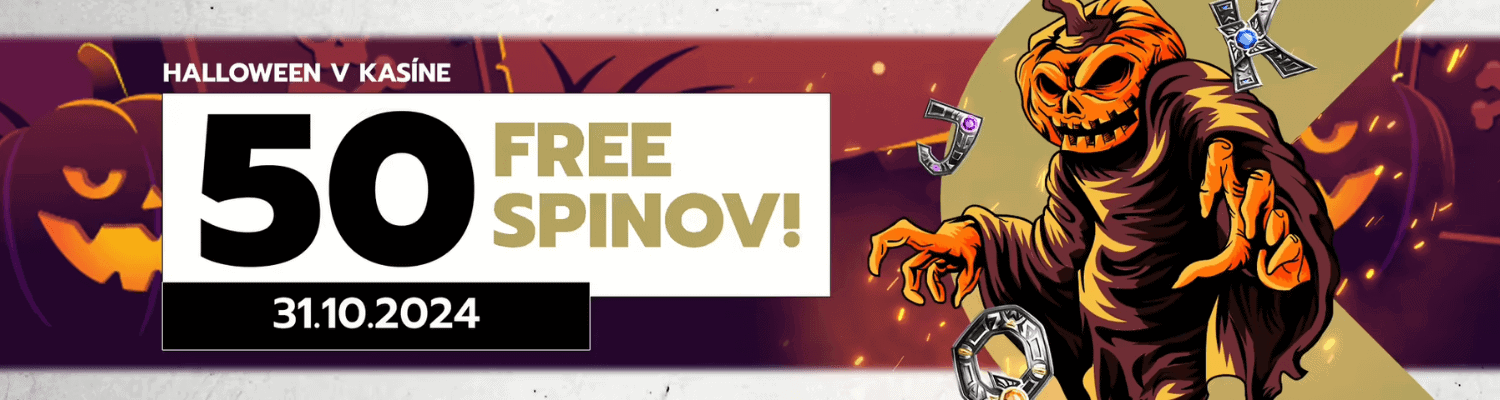 Slovmatic Halloween bonus 50 free spinov 2024