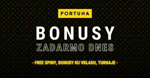 Fortuna casino bonusy zadarmo dnes - free spiny, bonus ku vkladu