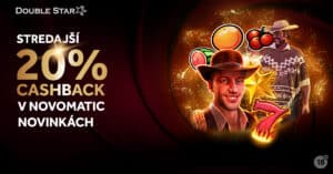 Nové automaty od Novomatic s Cashback bonusom 20% v DoubleStar Casino - 12. jún 2024