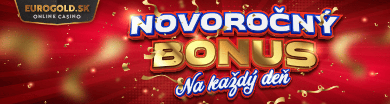 Novoročný bonus na každý deň 2024 v Eurogold casino