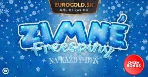 Zimné free spiny na každý deň v Eurogold casino 2024