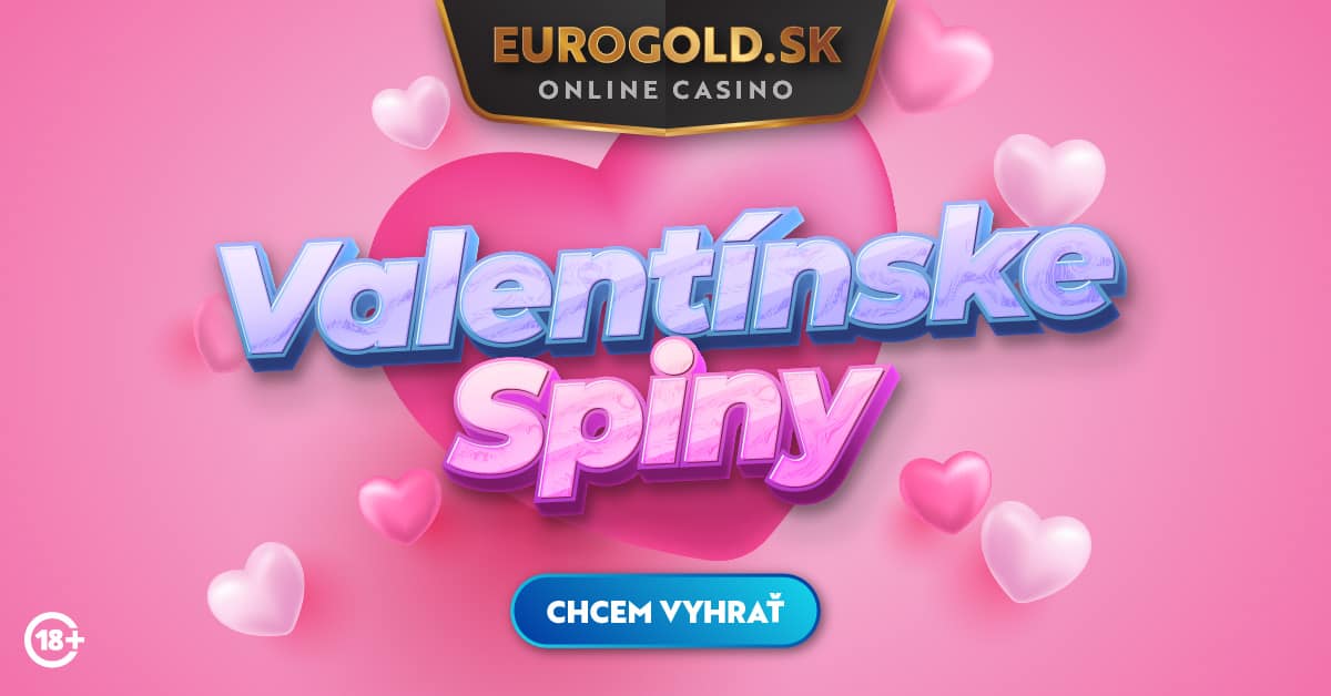 Valentínske free spiny každý deň v Eurogold casine