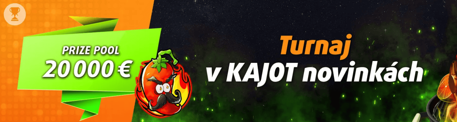 Turnaj v Kajot novinkách o 20 000 EUR - Tipsport kasíno
