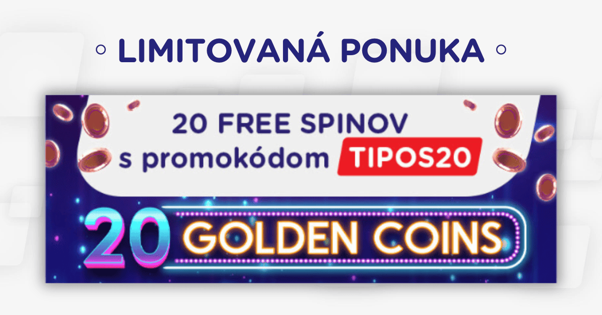 Berte free spiny ku vkladu s promokódom v TIPOS kasíne