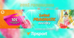 Letné Pragmatic novinky v Tipsport kasíne - bonus 105 free spinov