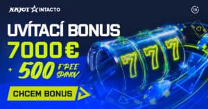 Kajot Intacto uvítací bonus pre nových hráčov 2026