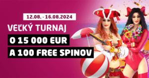 Veľký letný turnaj o 15 000 € v Synottip casine