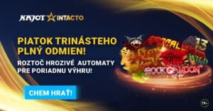 Casino bonus na piatok 13. v Kajot Intacto - banner