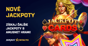 Nové Amusnet jackpoty v Kajot Intacto - Jackpot cards