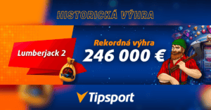 Historická výhra v Tipsport casine v hre Lumberjack 2