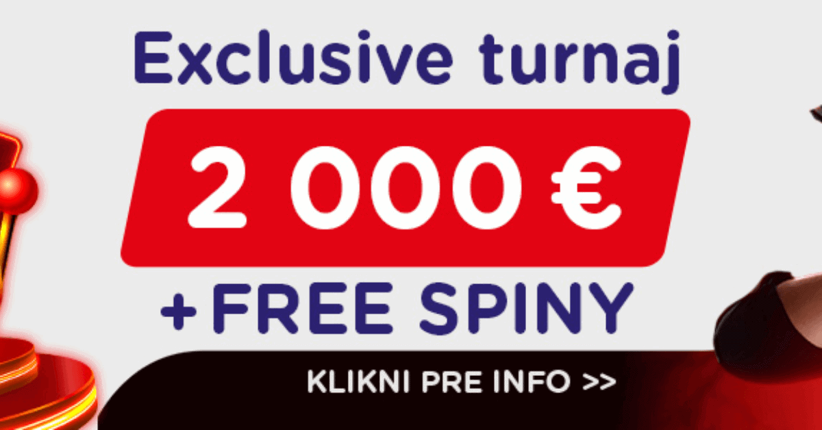 Zapojte sa do nového Exclusive turnaja a získajte free spiny ako bonus v Tipos