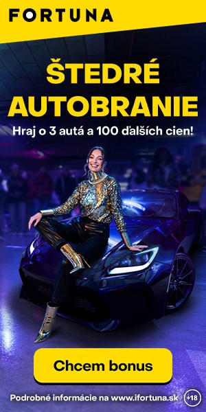 Štedré Autobranie vo Fortuna casine - 300x600