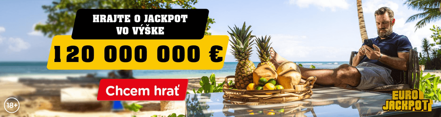 Hrajte o jackpot 120 000 000 € v lotérii Eurojackpot v Tipos