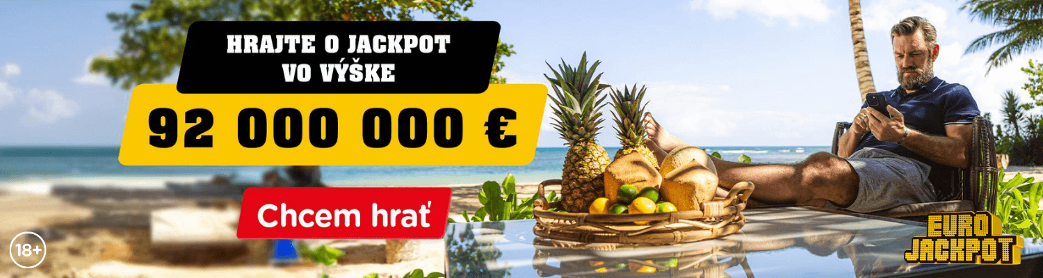 Hrajte o jackpot 92 000 000 € v lotérii Eurojackpot v Tipos