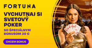 Svetový poker vo Fortune s bonusom